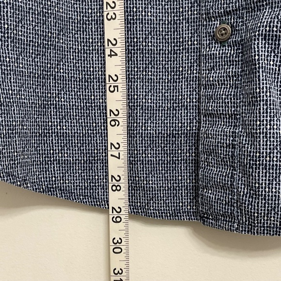 Rock & Republic Men's Short Sleeve Casual Button Down Shirt Blue Size L - Picture 8 of 8